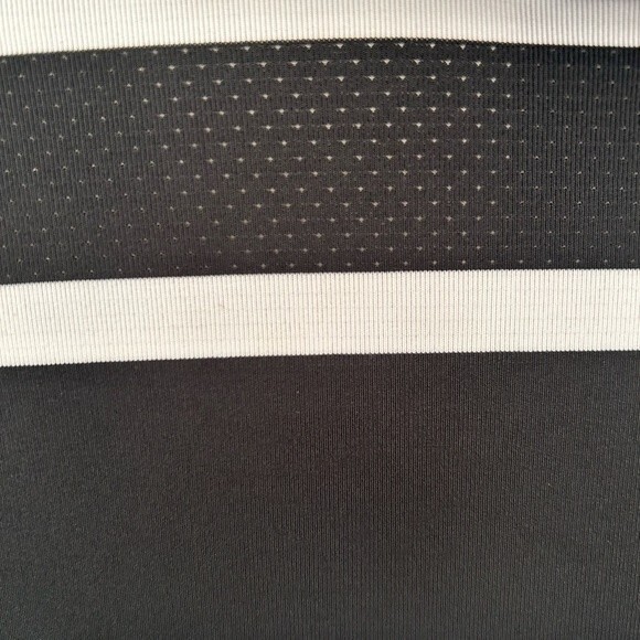 Nike Golf Men’s Dri Fit Polo Size M Black/White Stripes - Picture 5 of 6